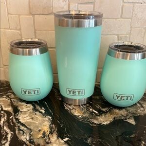 YETI Seafoam Tumbler and Wine Tumbler Set